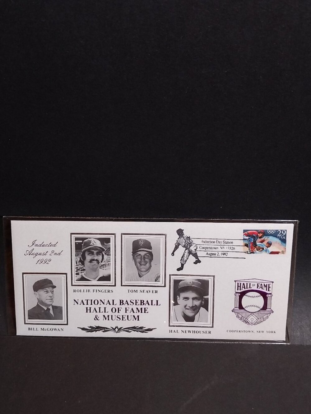 1992 NATIONAL BASEBALL HOF Cachet SEAVER